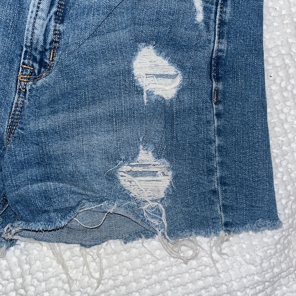 High Rise Denim Shorts - Picture 2 of 5